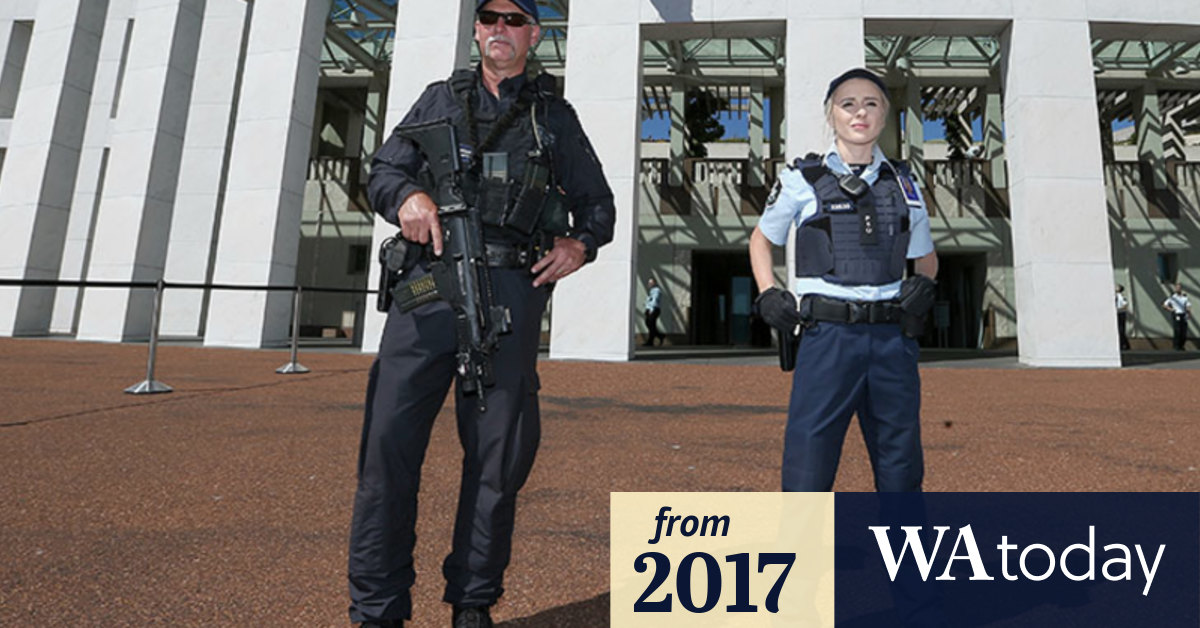 Video Parliament House security increased